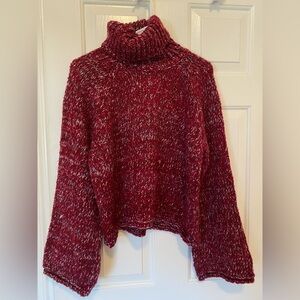 Urban Outfitters Women's Maroon Knit Sweater